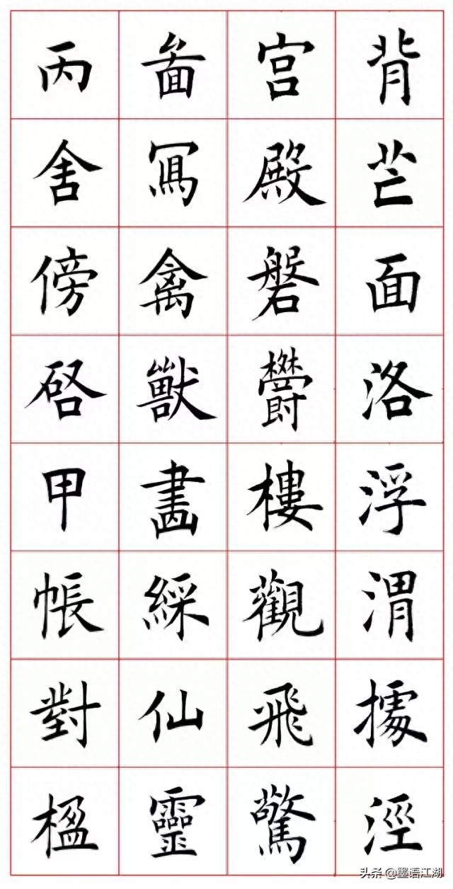 楷书《千字文》，就是这么漂亮
